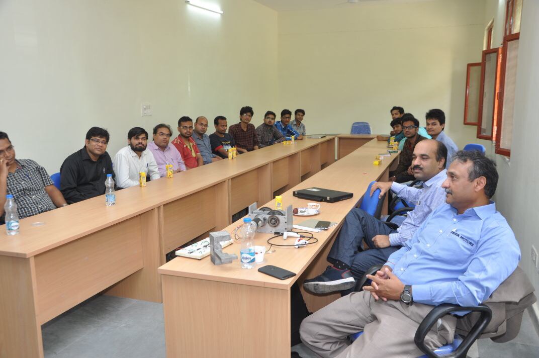 Presentation by team Avrera about the electric car being prepared for the competition in Malaysia